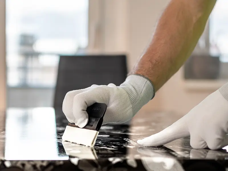 Kitchen worktop polishing London